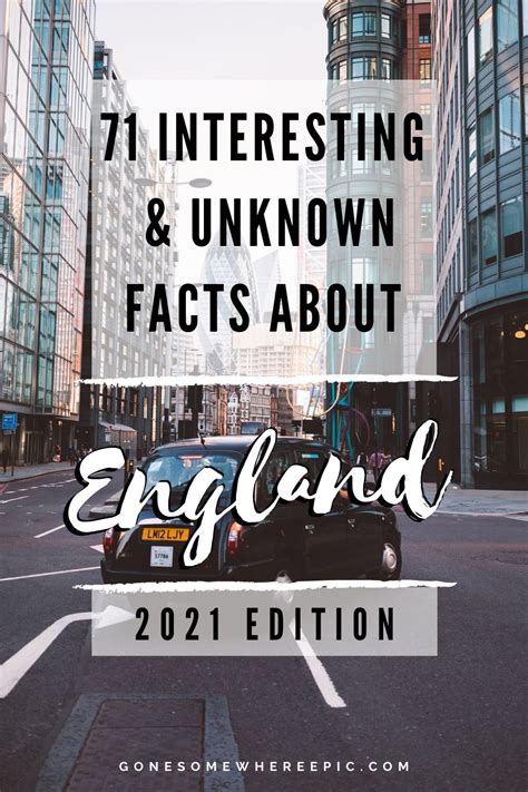 71 Fun Facts About England A Collection Of The Most Fascinating