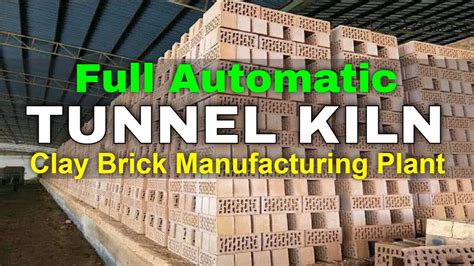 Full Automatic Clay Brick Making Plant Tunnel Kiln Tunnel Dryer