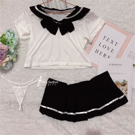 Jual SL Sexy Lingerie Cosplay Baju Sexy Wanita Sexy Cosplay Murid Lingerie Cosplay School