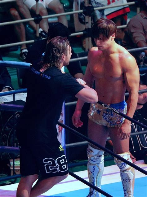 Golden Lovers 🖤 Male Models Shirtless Japanese Wrestling Kenny Omega