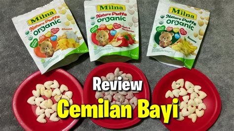 Review Milna Nature Puff Organic Cemilan Bayi Snack Baby YouTube