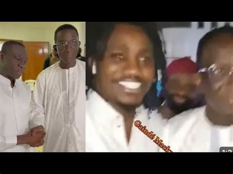 Wally seck et Pape Diouf chez Amadou Ba présidentielle 2024 YouTube