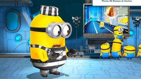 Prisoner Minion Vs Vector And His Drones Despicable Me Minion Rush