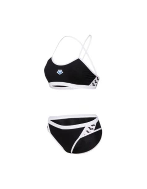 Arena Icons Bikini Cross Back Black Active Swimwear