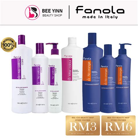 Original Fanola No Yellow Purple Shampoo Mask Conditioner No