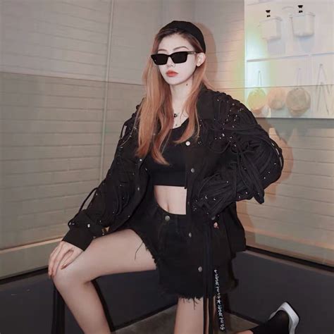 TWOTWINSTYLE Hit Color Loose Streetwear Designer Bandage Jackets
