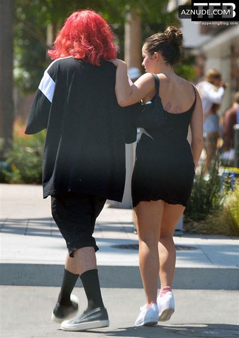 Addison Rae Sexy Seen Flaunting Her Hot Legs Wearing A Tight Skirt In Los Angeles Aznude