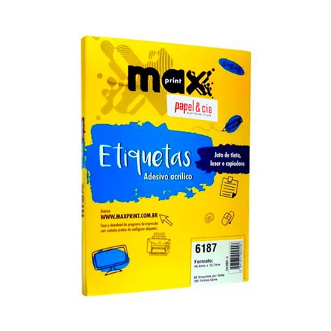 Etiqueta Laser Carta X Etiquetas Maxprint