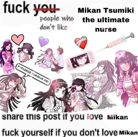 Fuck You Mikan Tsumiki People Who The Ultimate Don T Like Nurse SS Snare Tnis Post YOu Ia IOve