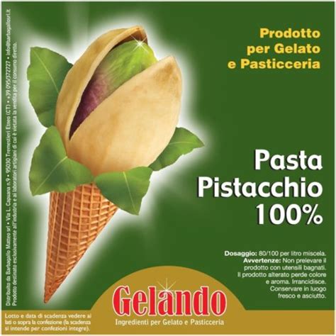 Pasta Pistacchio Kg Sicilia Clorofilla Barbagallo Srl