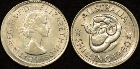 Australia Shilling Uncentred Broadstrike Error The Purple Penny