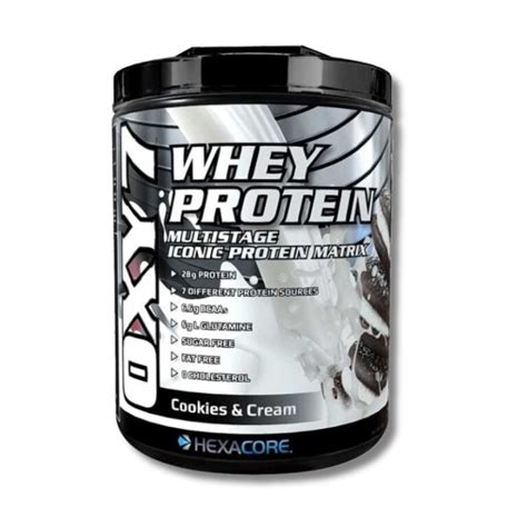 Oxy 7 Whey Protein 5 Lbs 67 Servicios Cookies And Cream T4t Suplementos