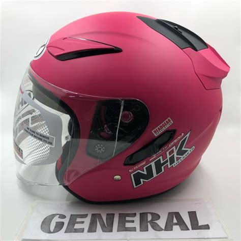 Jual Helm Nhk R Solid Polos Pink Magenta Doff Pink Magenta Doff Dop