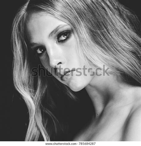 Long Blonde Hair Model Woman Over Stock Photo 785684287 Shutterstock