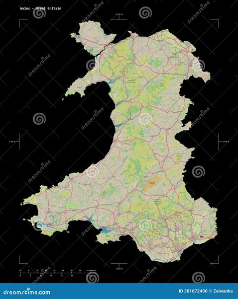 map of wales great britain