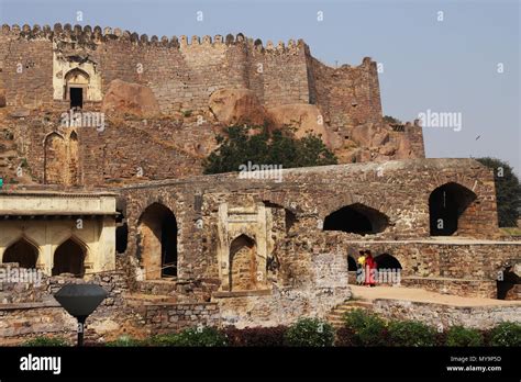 Golconda fort Hyderabad Stock Photo - Alamy