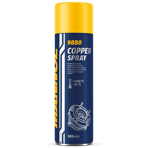 Аэрозольная медная смазка Mannol 9880 Copper Spray 500мл – фото, отзывы ...