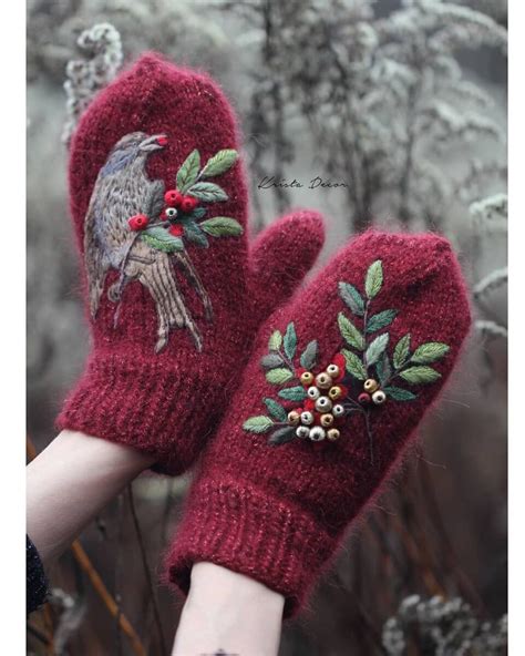 Варежки Handmde. Подборка восхитительных работ | Красота Рукодельная | Дзен