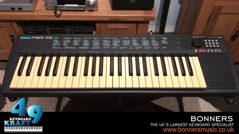 Yamaha Psr 75 Keyboard 15 Demonstration Songs And 15 Jam Track Patterns