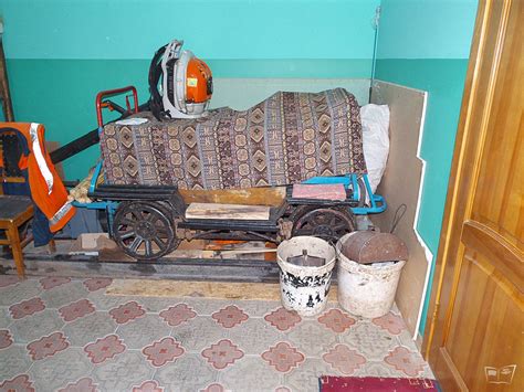 Дрезина в хозяйственном помещении - Малая Южная железная дорога