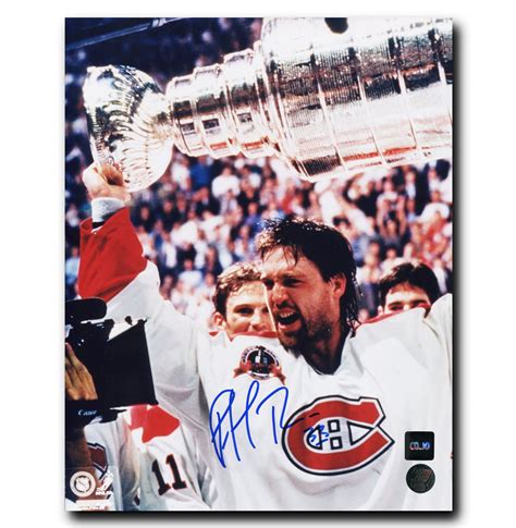 Patrick Roy Montreal Canadiens Autographed Stanley Cup 8x10 Photo | CoJo Sport Collectables Inc.