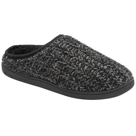 Buy the men's Dunlop black Lee slippers at www.dunlopslippers.co.uk