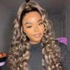 Honey Blonde Loose Deep Wave Lace Wig Highlight X X HD Lace Frontal Wig Tinashe Hair