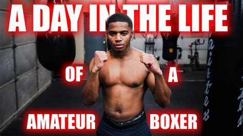 A Day In The Life Of A Amateur Boxer YouTube