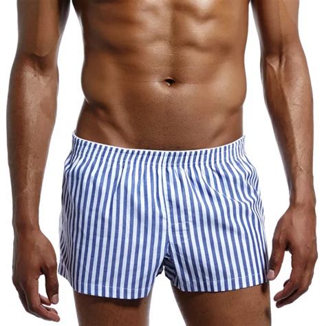 Summer 100 Cotton Sleep Bottoms Men Sleep Shorts Casual Men Loose