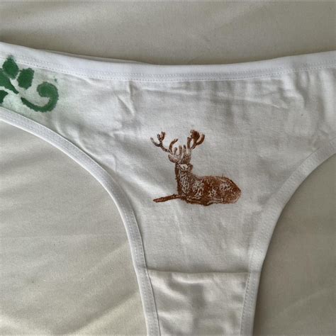 FOREST NYMPH THONG SIZE SMALL Lingerie Faun Depop