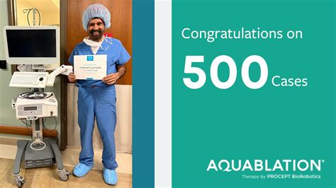 Congratulations To Dr Inderjit Aquablation Therapy