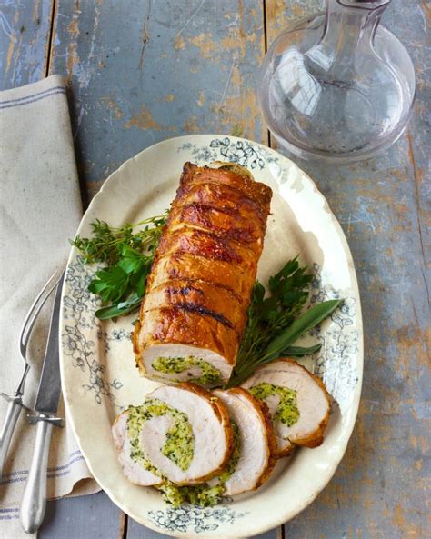 Roast Pork Loin With Herb Stuffing Recipe