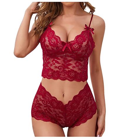 Sngxgn Underwire Push Up Garter Belt Lingerie Set For Women Mesh Sheer