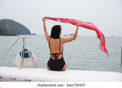 Portrait Sexy Asian Woman Wear Bikini Stock Photo Shutterstock