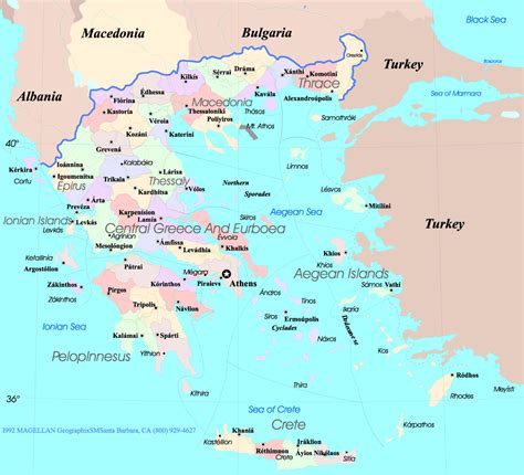 Greece Map