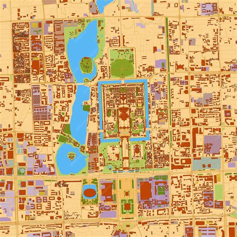 map of beijing forbidden city