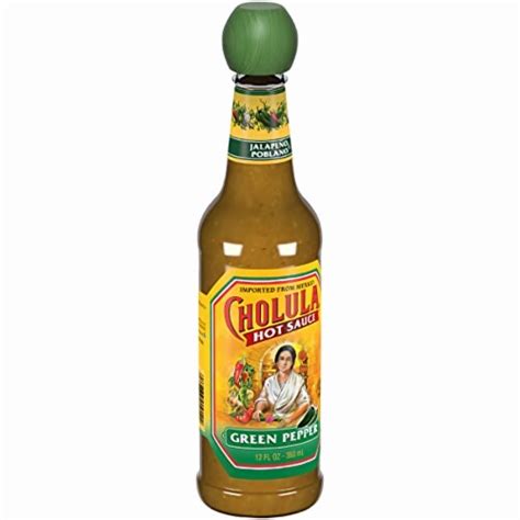 Cholula Green Pepper Hot Sauce Fl Oz Pack Of Pack Kroger