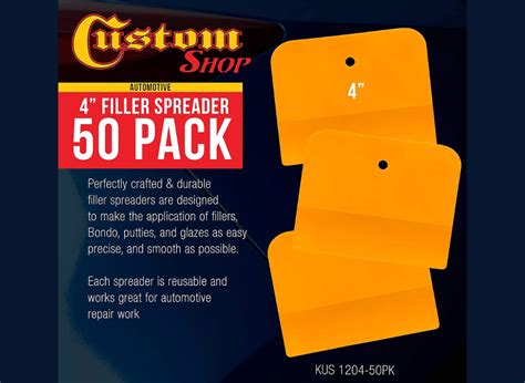 Apply A Smooth Coat With A Body Filler Spreader