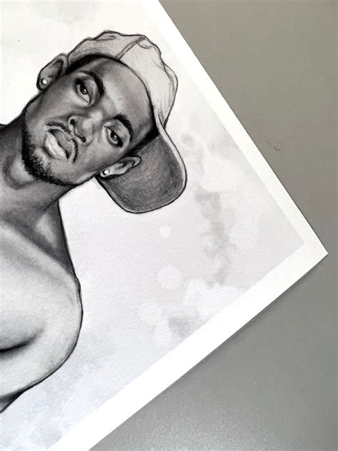 GAY Male ART Nude Nsfw Living Legend Original Etsy