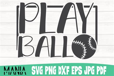 Play Ball Svg Graphic By Silhouettemania · Creative Fabrica