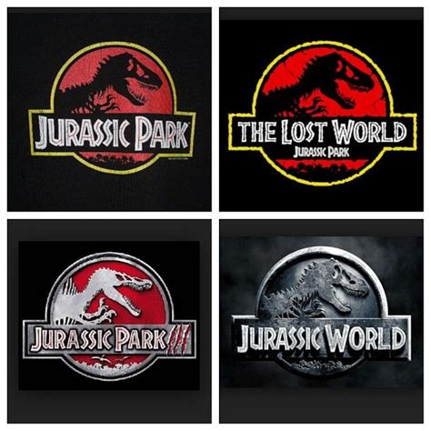 Jurassic Park Trilogy Logos Jurassic World Park Jurassic Park Trilogy Jurassic Movies