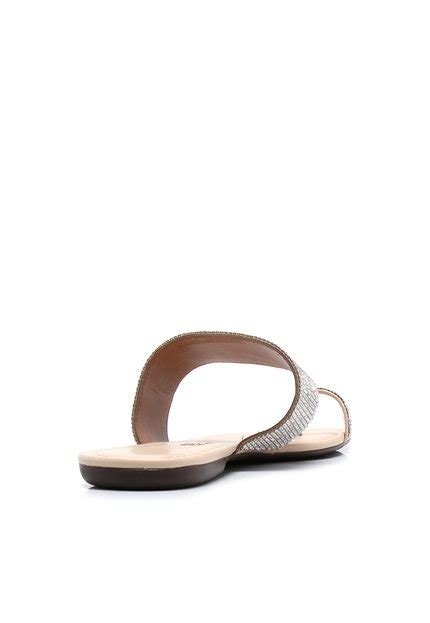 Chinelo Rasteira Santa Lolla Hotfix Nude Compre Agora Dafiti Brasil