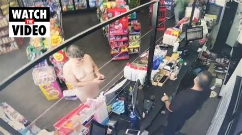Edgecliff BP Naked Man Caught On CCTV Paying For Petrol News Au Australias Leading
