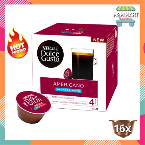 Jual Kopi Dolce Gusto Americano Decaffeinato Nescafe Capsule Shopee