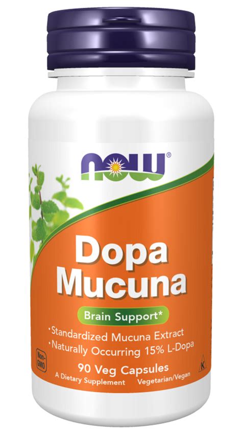 Dopa Mucuna 90 Vcaps Now Brand Bulk Apothecary