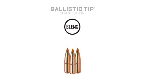 22 Caliber 60gr Ballistic Tip Varmint 100ct BLEM