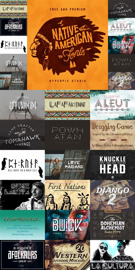 Native American Fonts Collection :: Behance