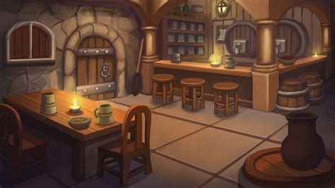 Иллюстрация таверна. . в стиле 2d, cg, game dev | Illustrators.ru