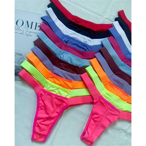 Kit Calcinhas Fio Duplo Levanta Bumbum Sexy Tanga Biquini Asa Delta Sensual Lingerie P Revenda