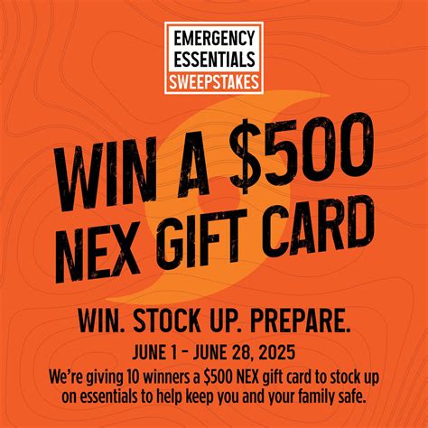 Navy - Your NEX is helping 10 people build their emergency essentials